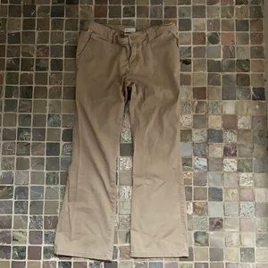 Girls Khaki Slacks - stretch 12